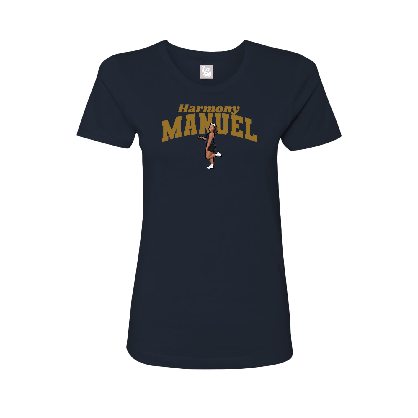 Womens Tee — Signature Arch in Navy