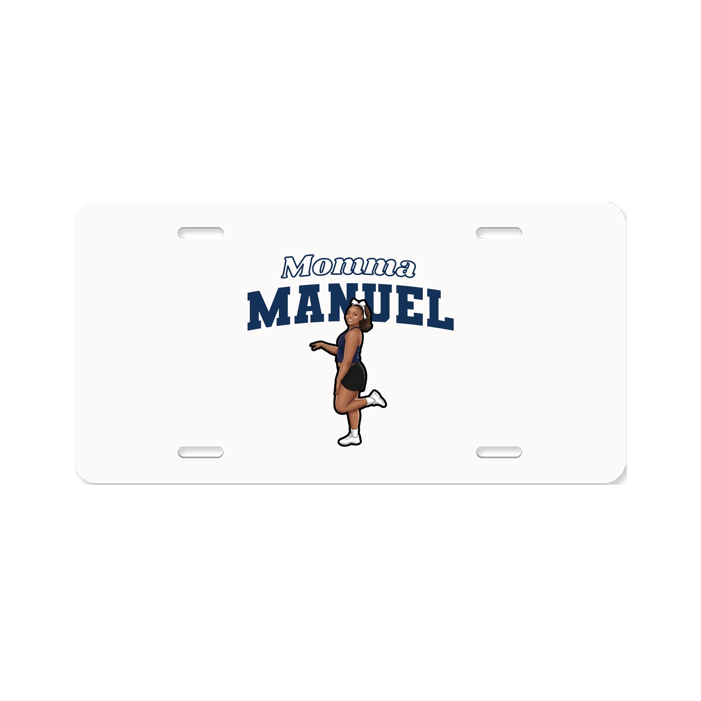 License Plate — Mothers Day Block in Classic