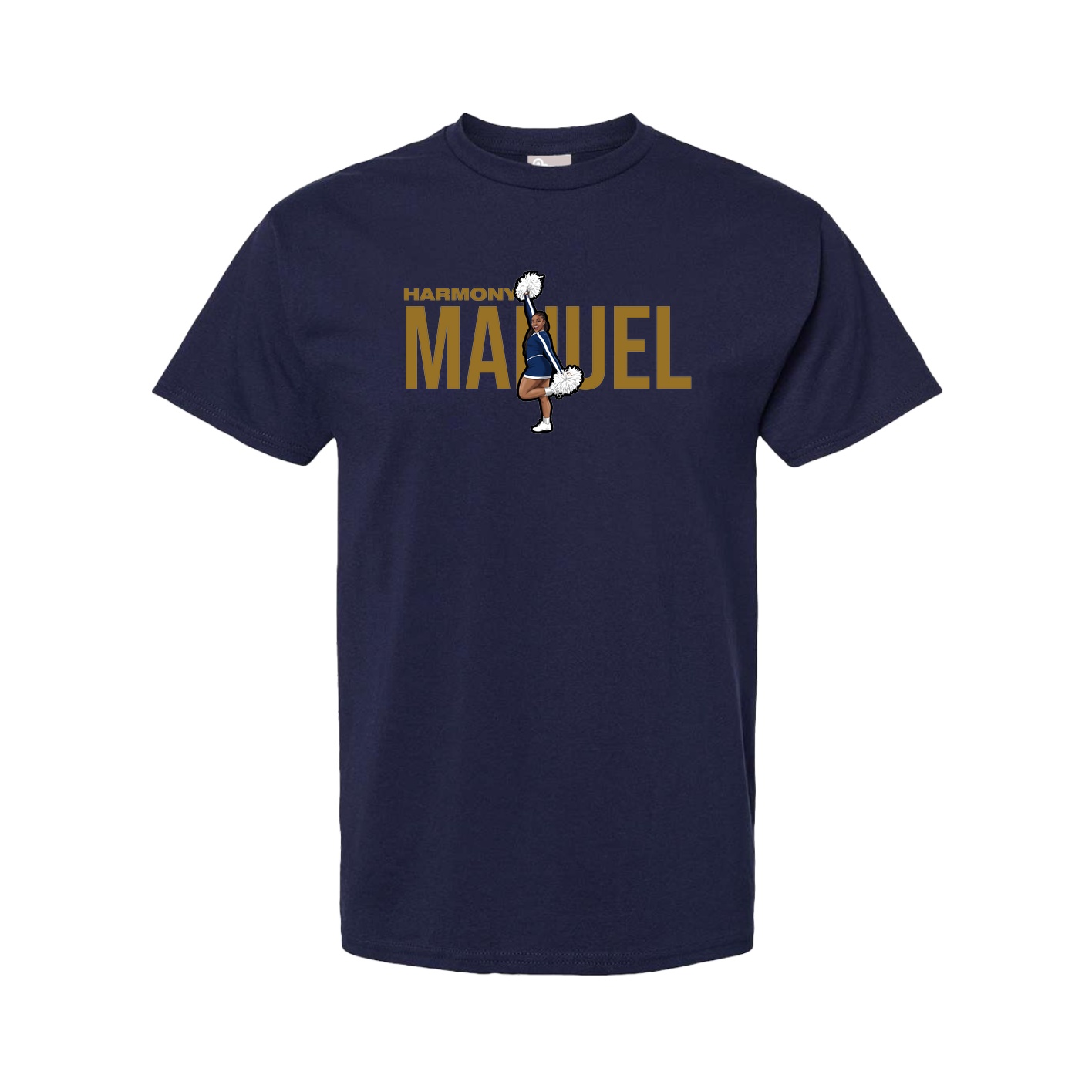 Youth Tee — Player Name in Navy