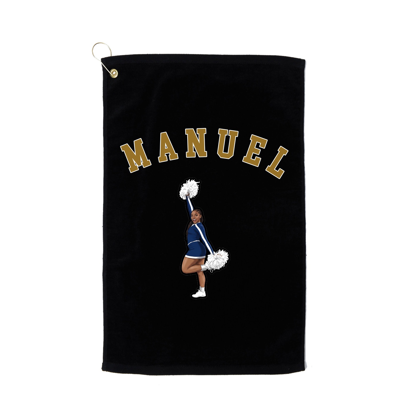 Golf Towel — Shirsey Arch in Black