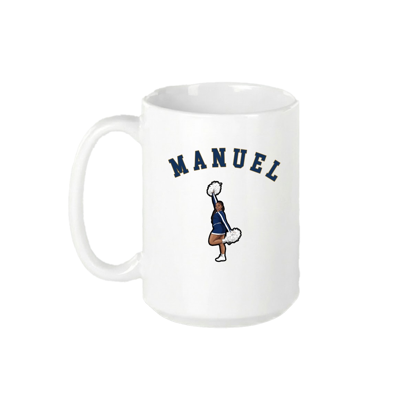 15oz Coffee Mug — Shirsey Arch in White