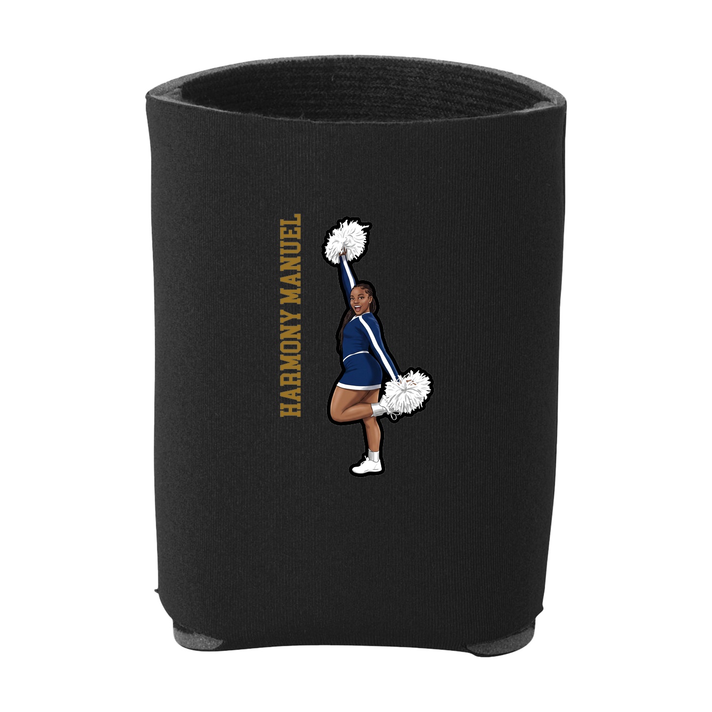 Can Holder — Name Vertical in Black