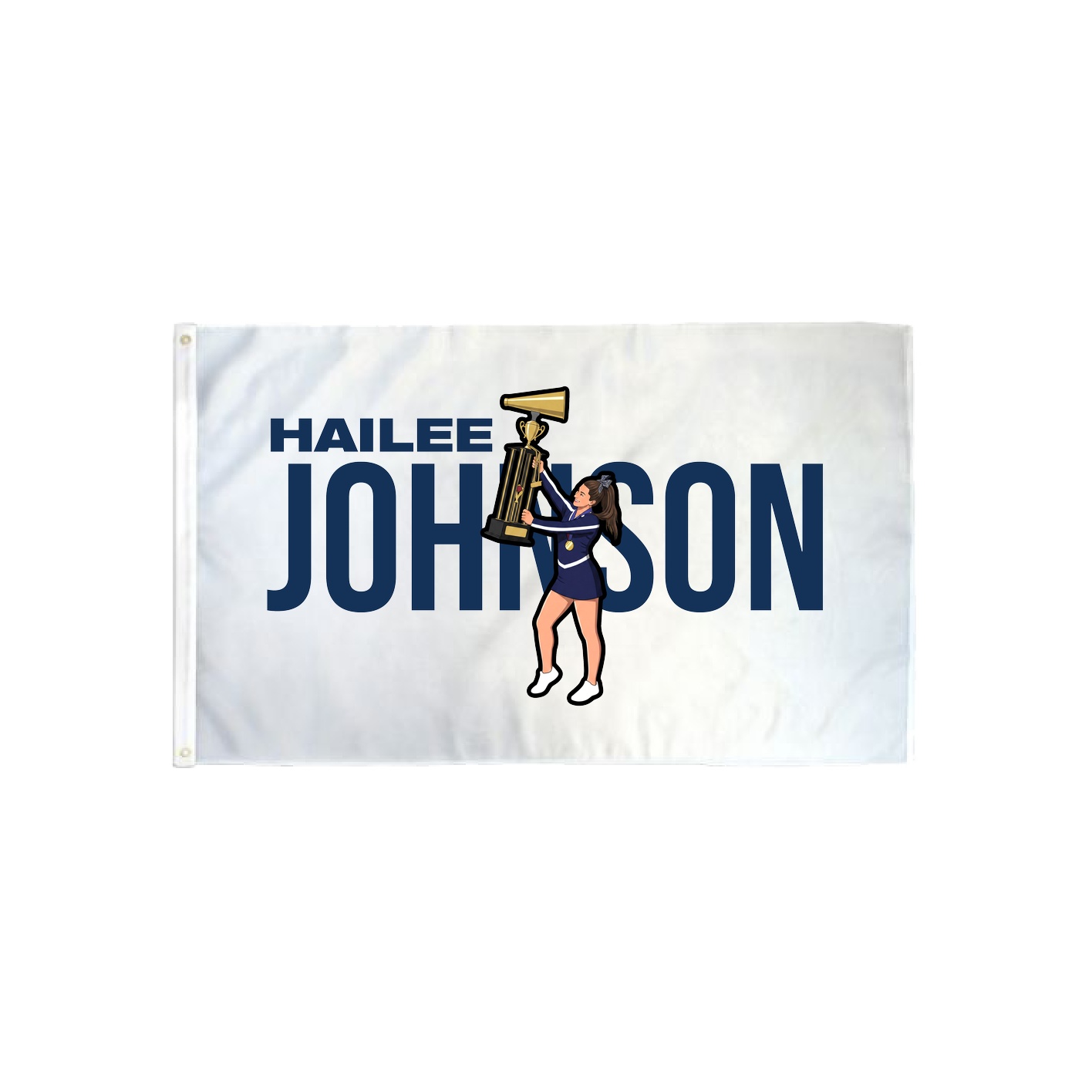 3x5 Flag — Player Name in Classic
