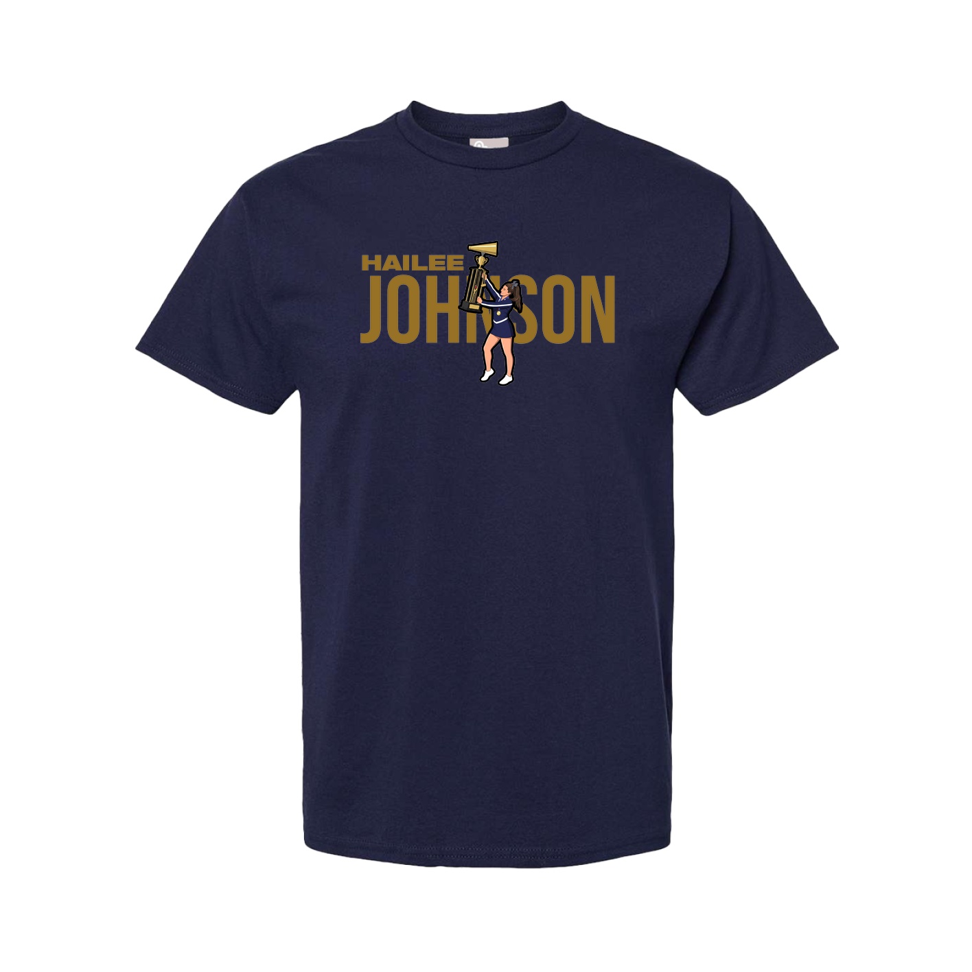 Tee — Player Name in Navy