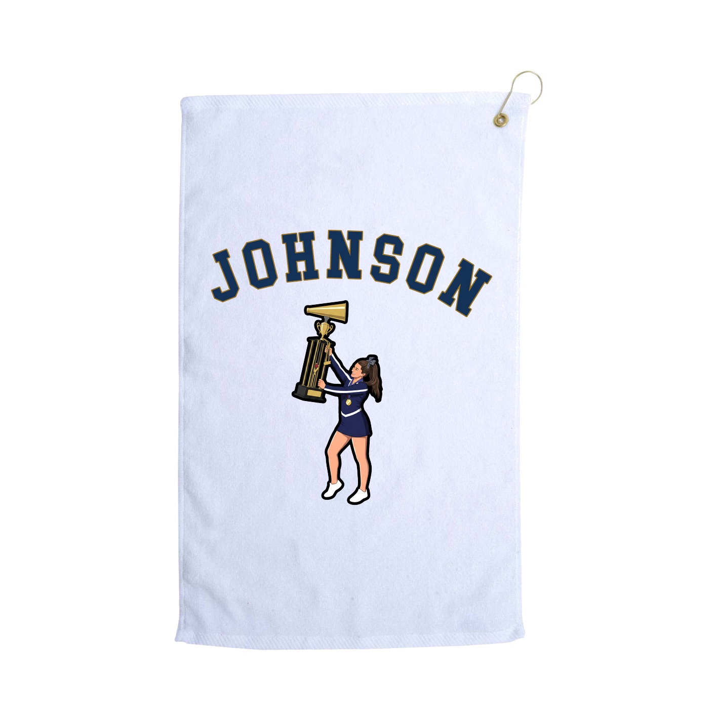 Golf Towel — Shirsey Arch in White