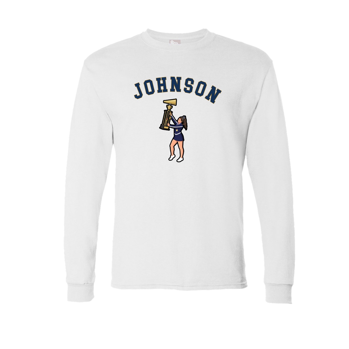 Long Sleeve Tee — Shirsey Arch in White