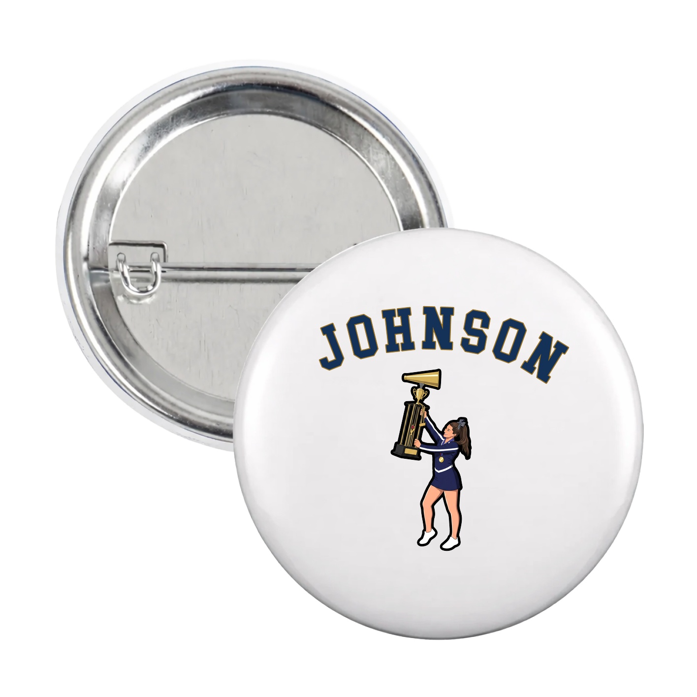 Game Day Button — Shirsey Arch in White