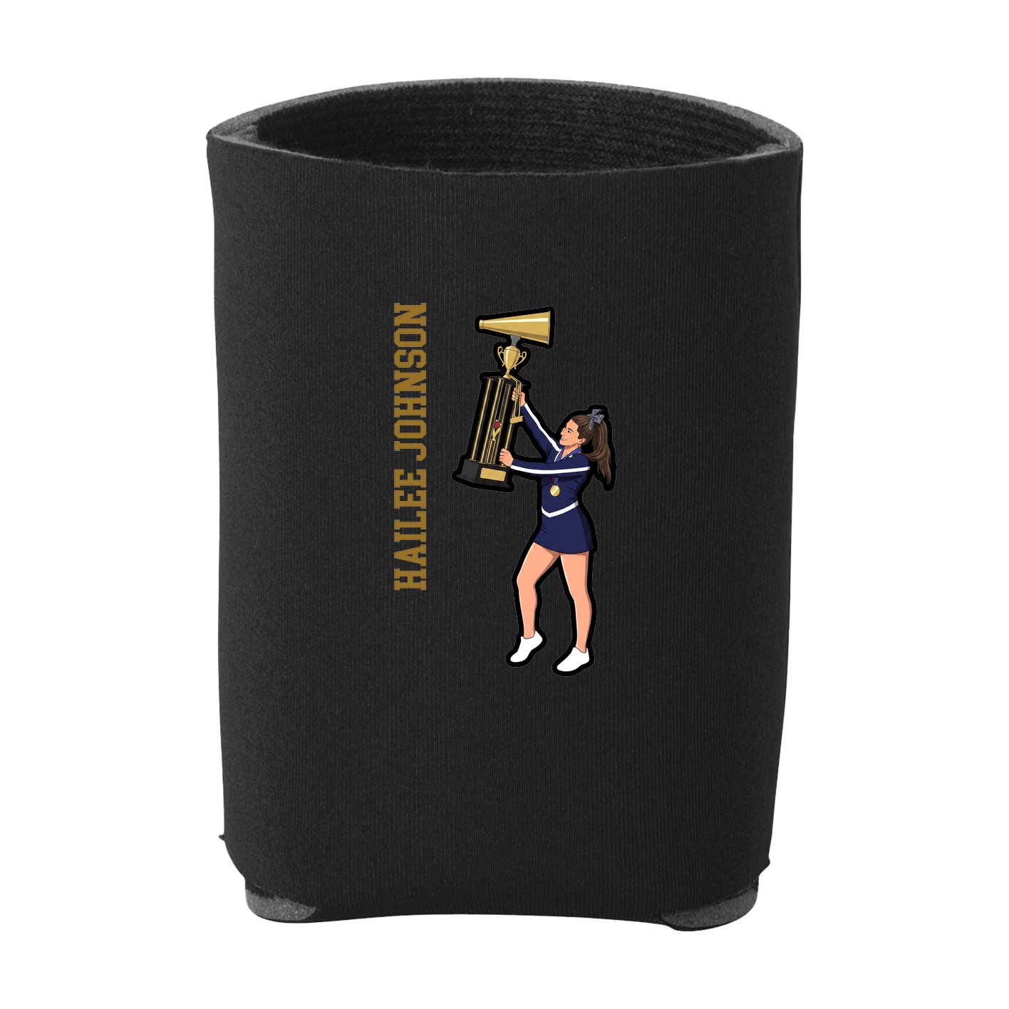 Can Holder — Name Vertical in Black