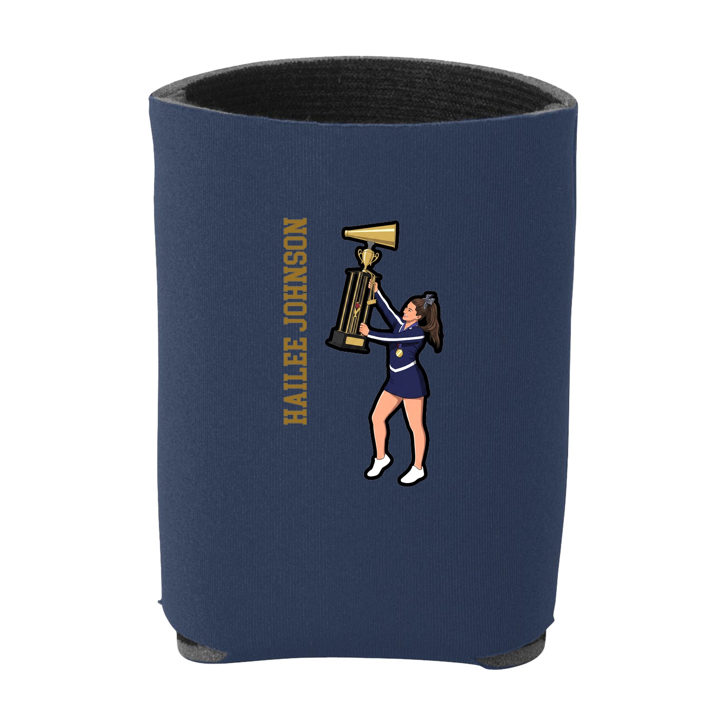Can Holder — Name Vertical in Navy