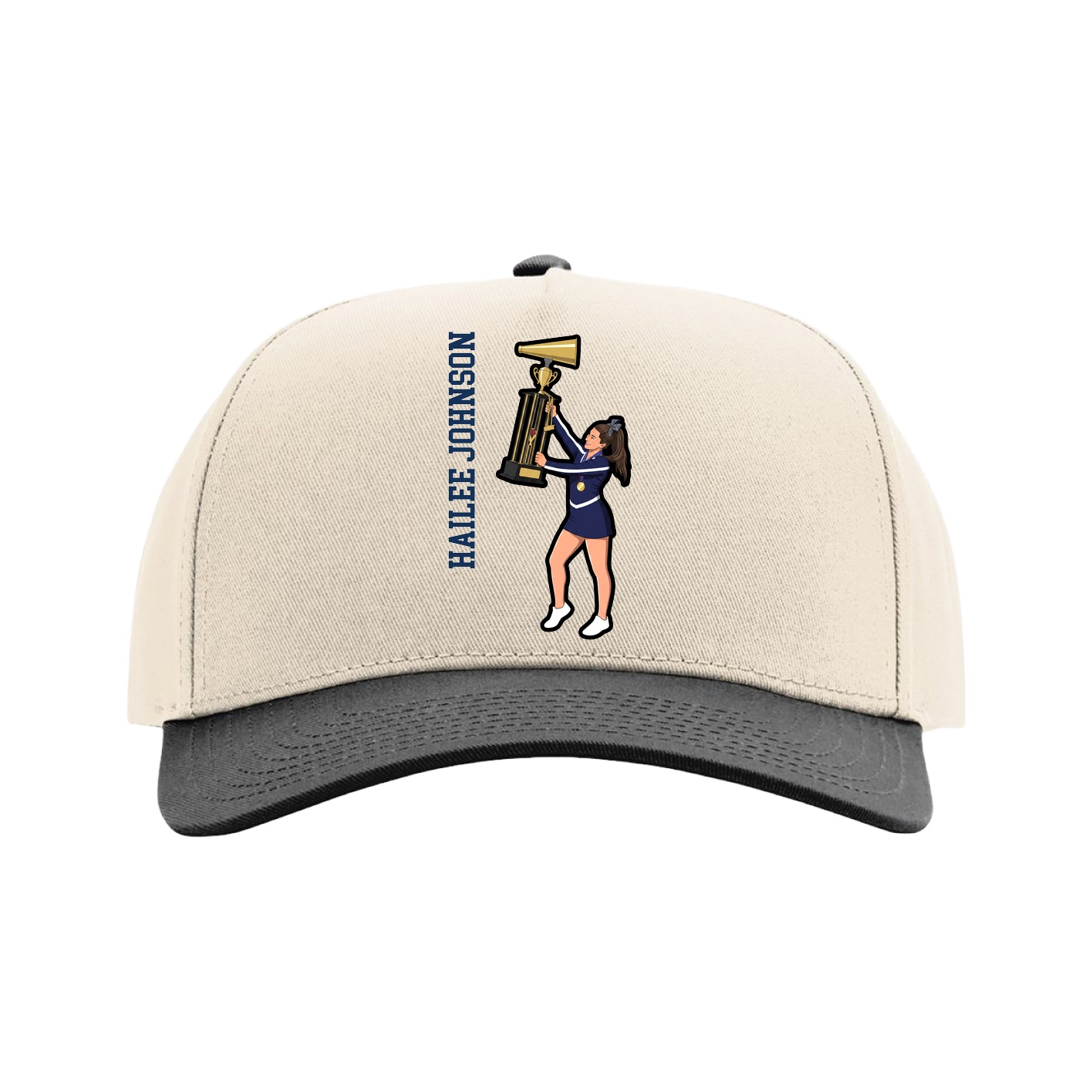 Full Fabric Five-Panel Champ Cap