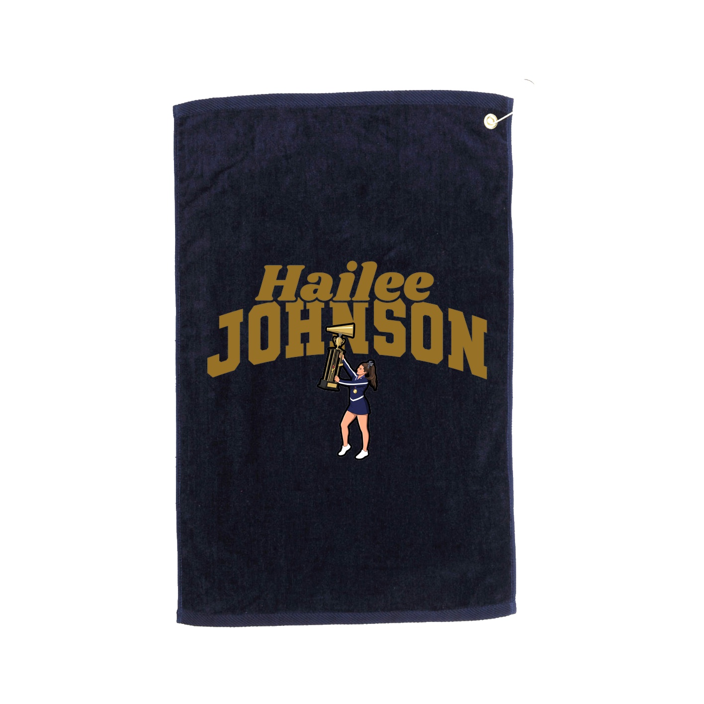 Golf Towel — Signature Arch in Navy