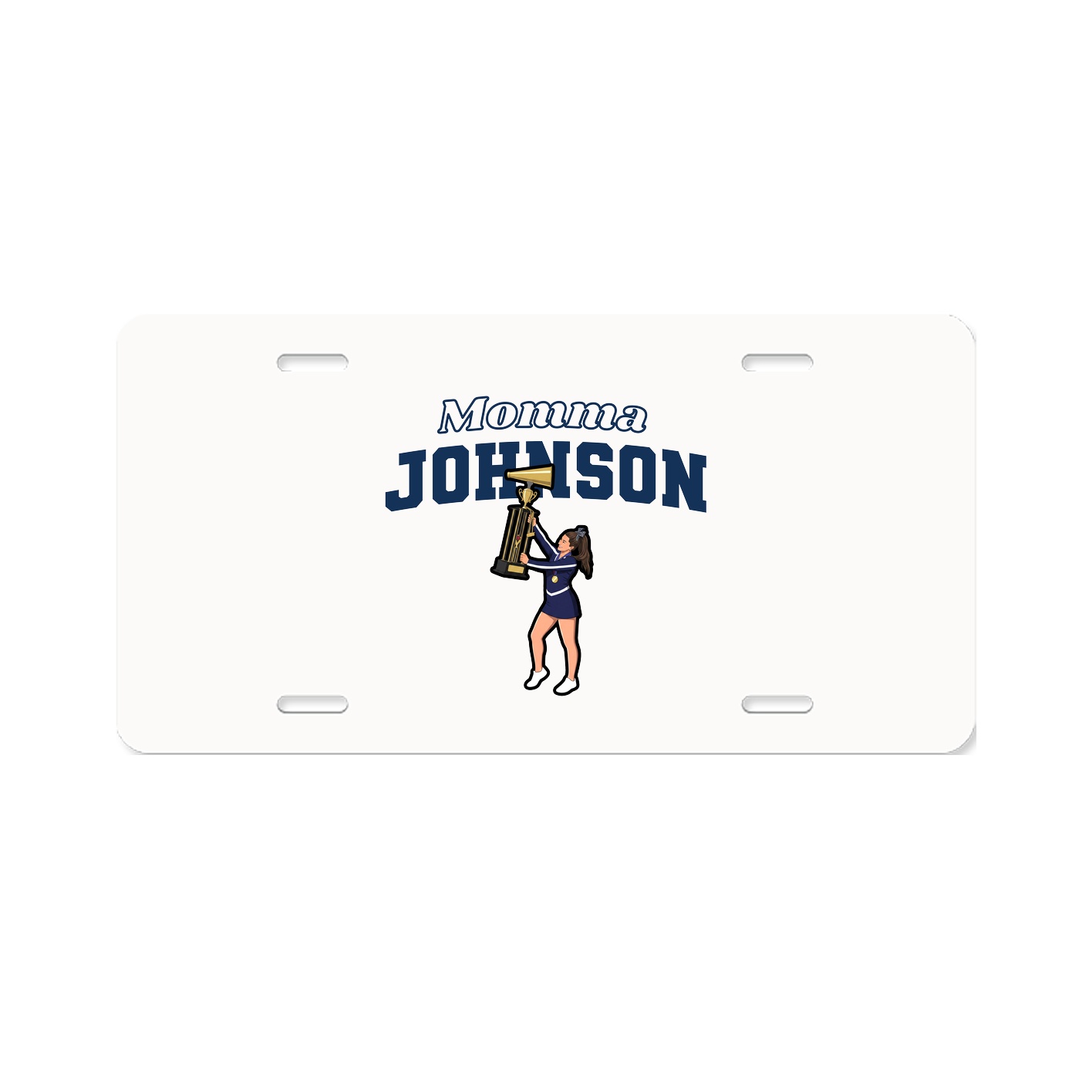 License Plate — Mothers Day Block in Classic