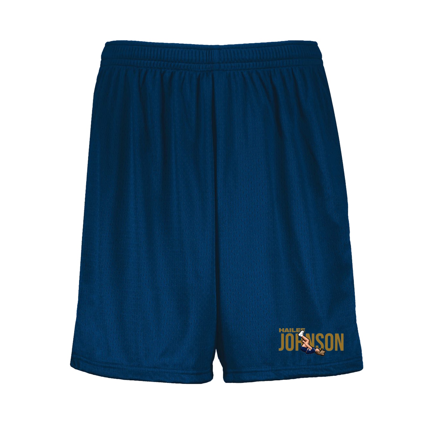 Shorts — Player Name in Navy