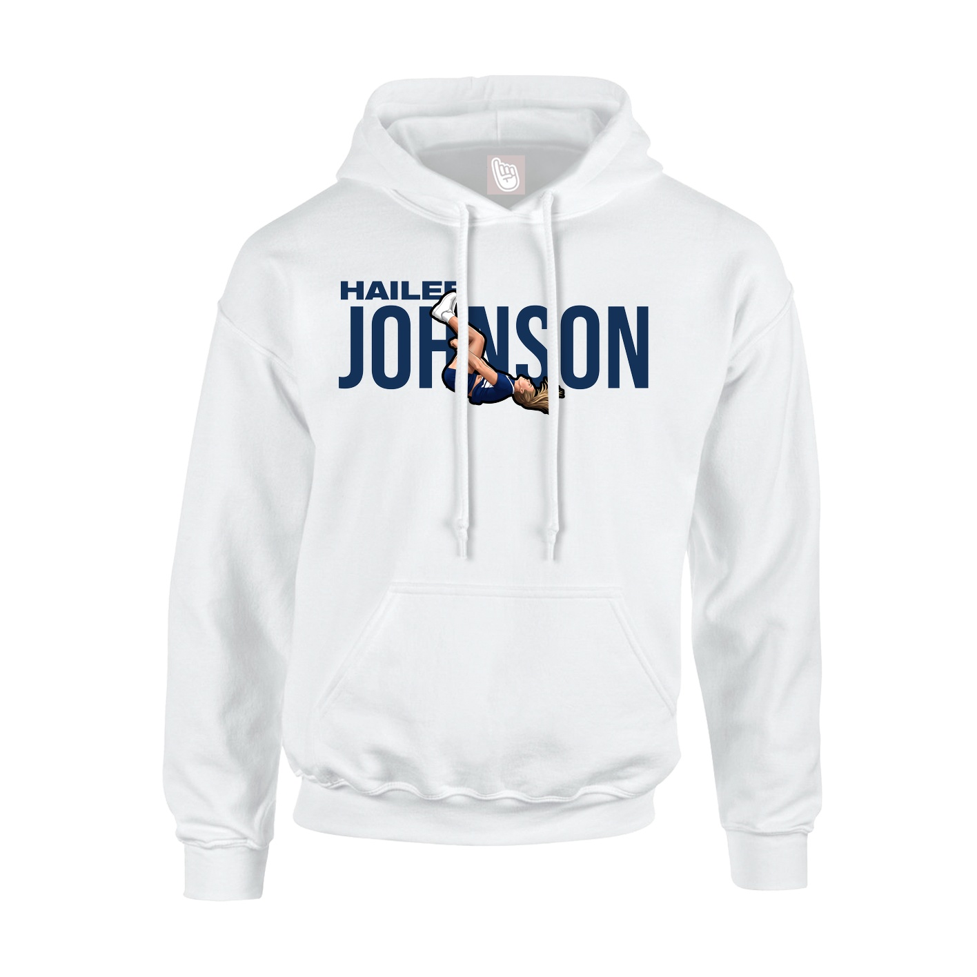 Hoodie — Player Name in White