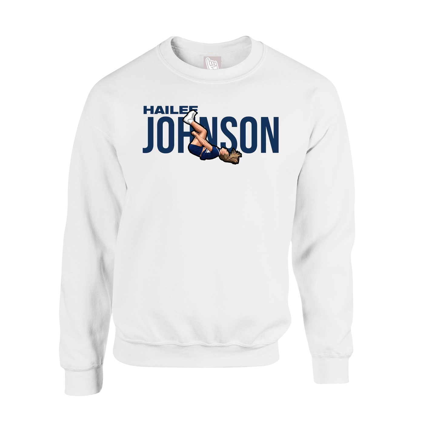 Fleece Crew — Player Name in White