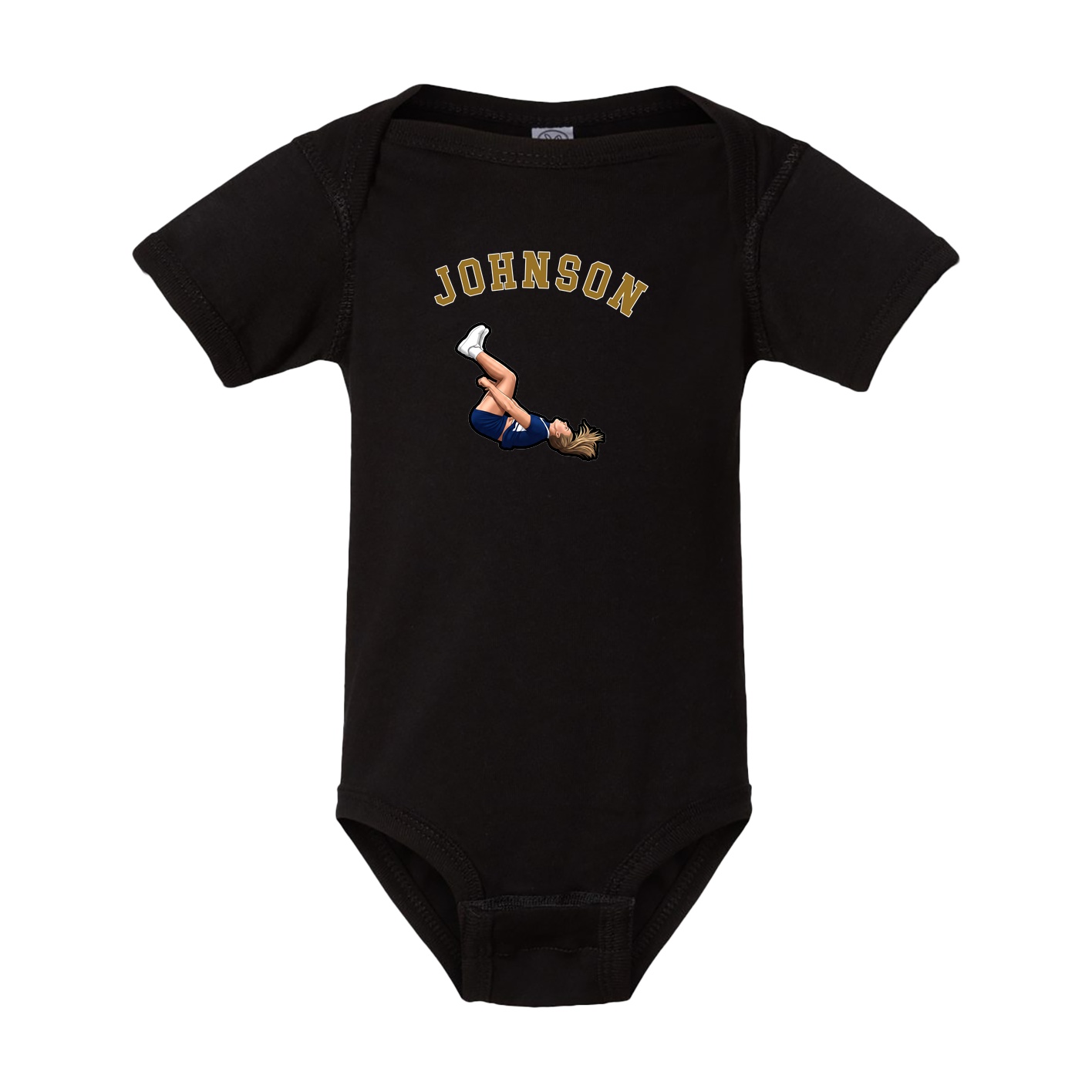 Baby Onesie — Shirsey Arch in Black