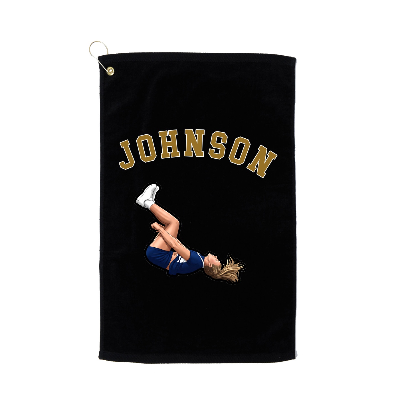 Golf Towel — Shirsey Arch in Black
