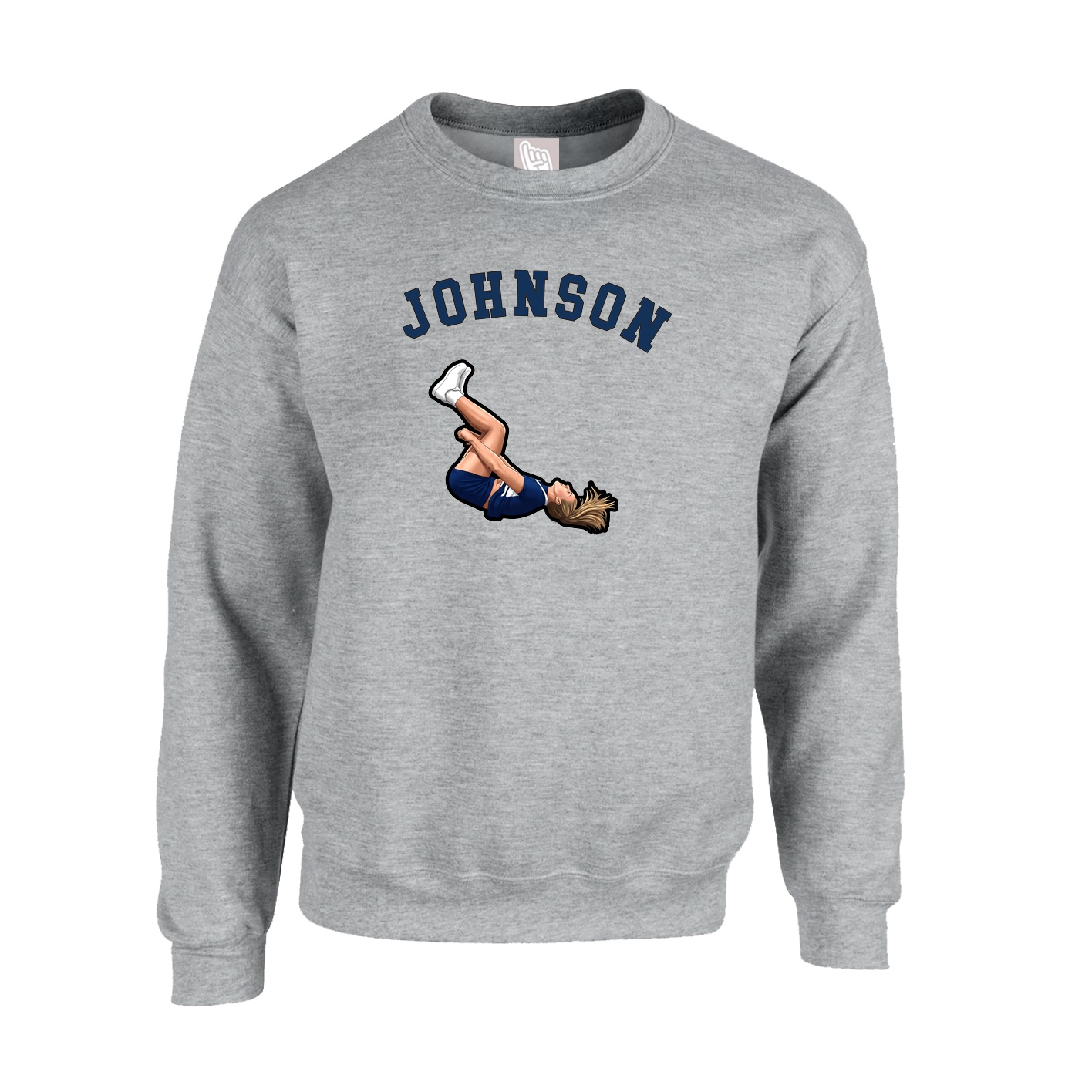 Fleece Crew — Shirsey Arch in Grey