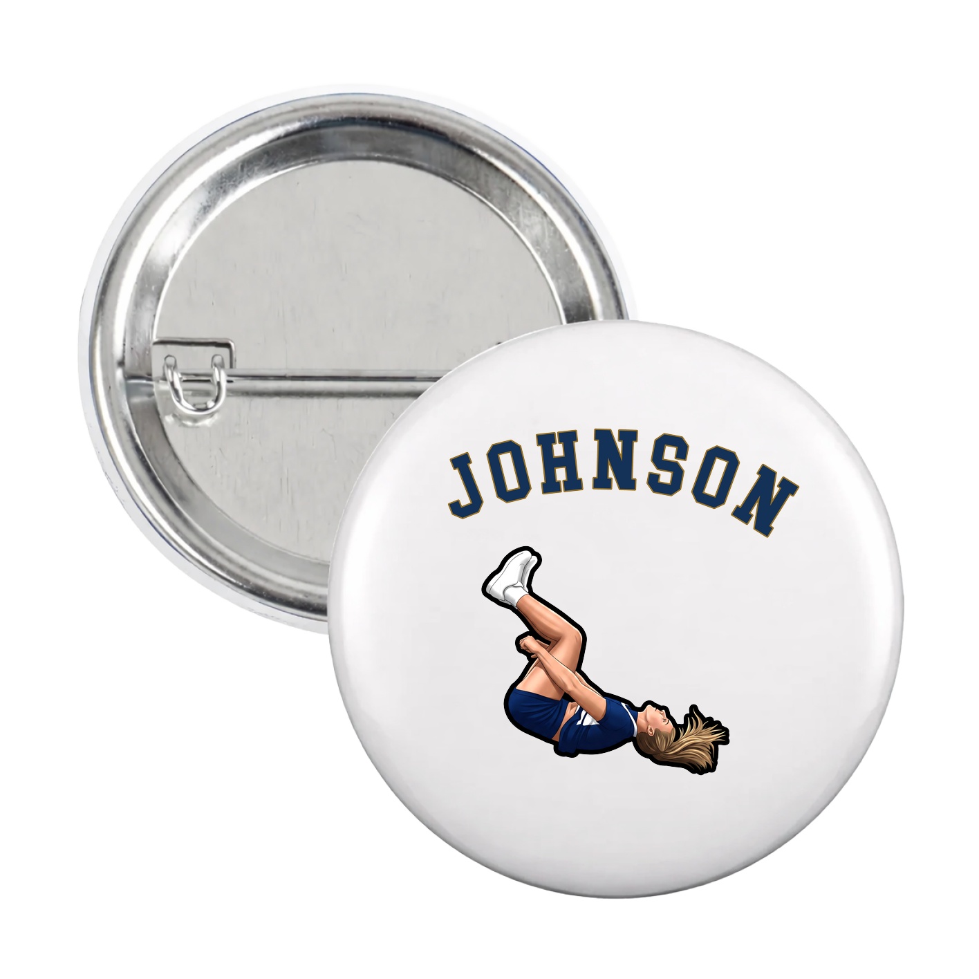 Game Day Button — Shirsey Arch in White