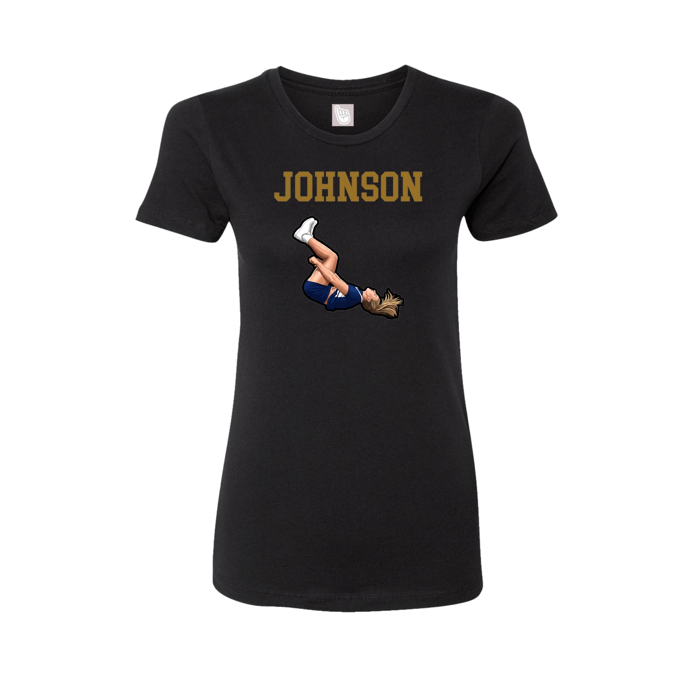 Fitted Women's Tee — Shirsey in Black