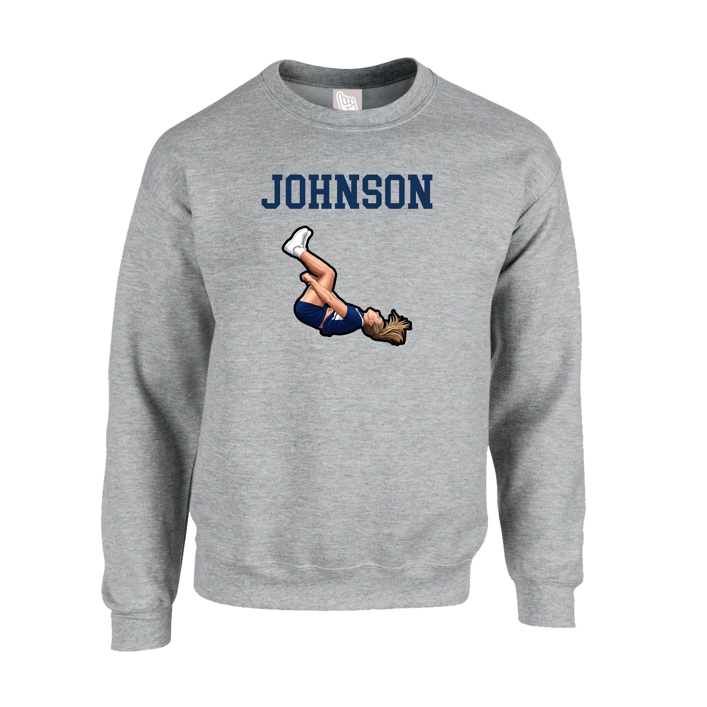 Fleece Crew — Shirsey in Grey