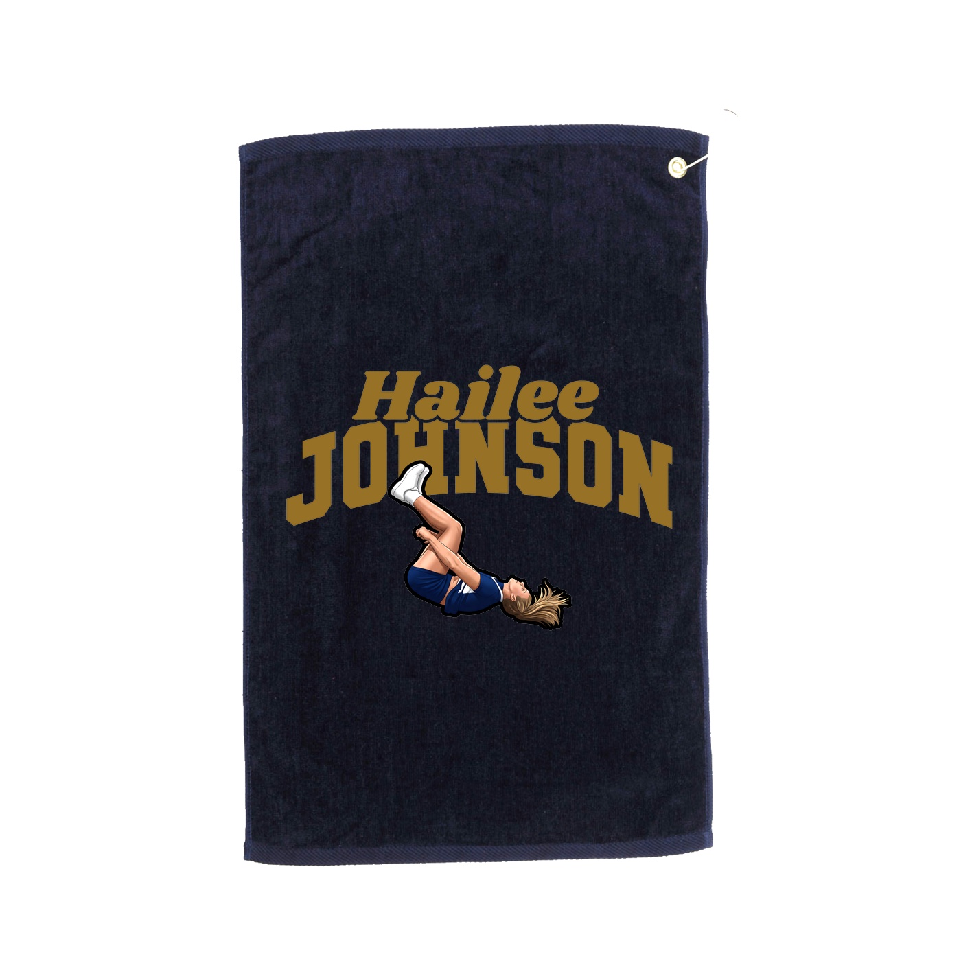 Golf Towel — Signature Arch in Navy
