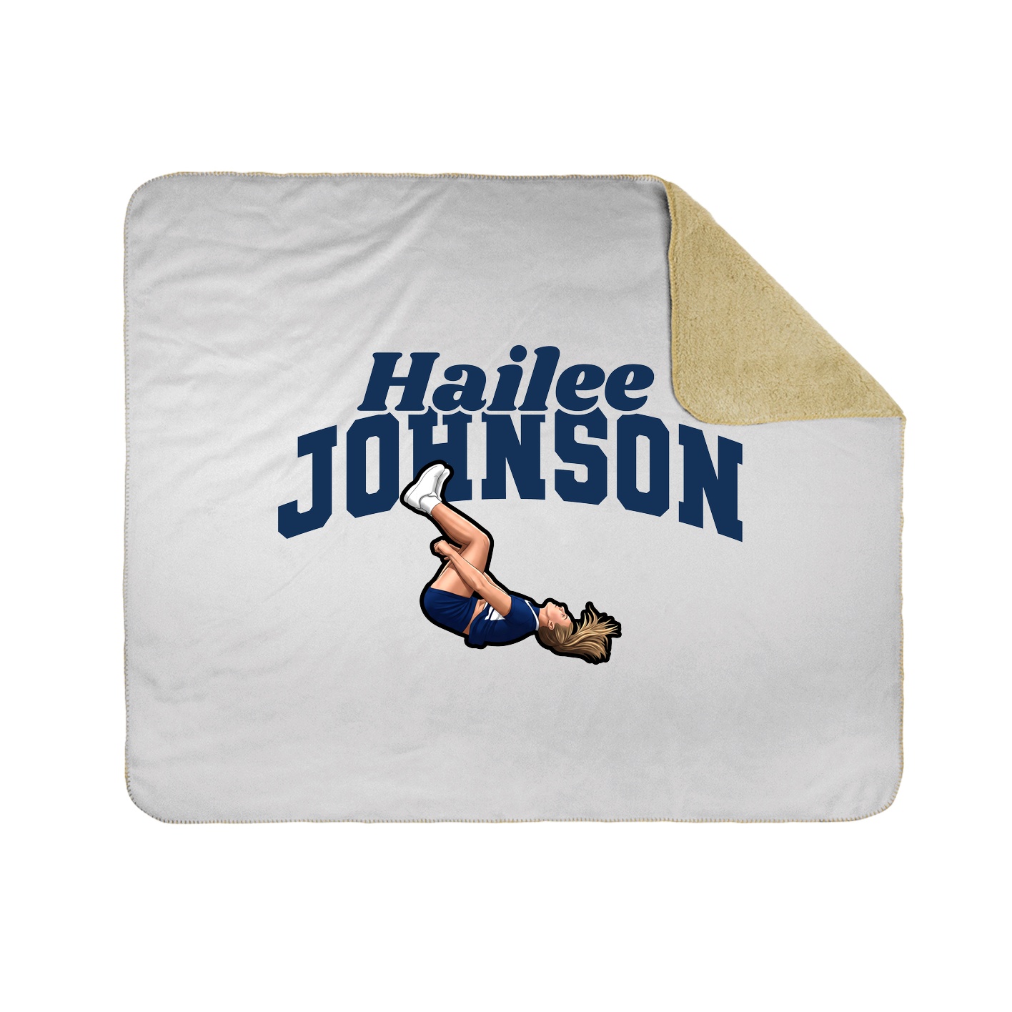 Throw Blanket — Signature Arch in White