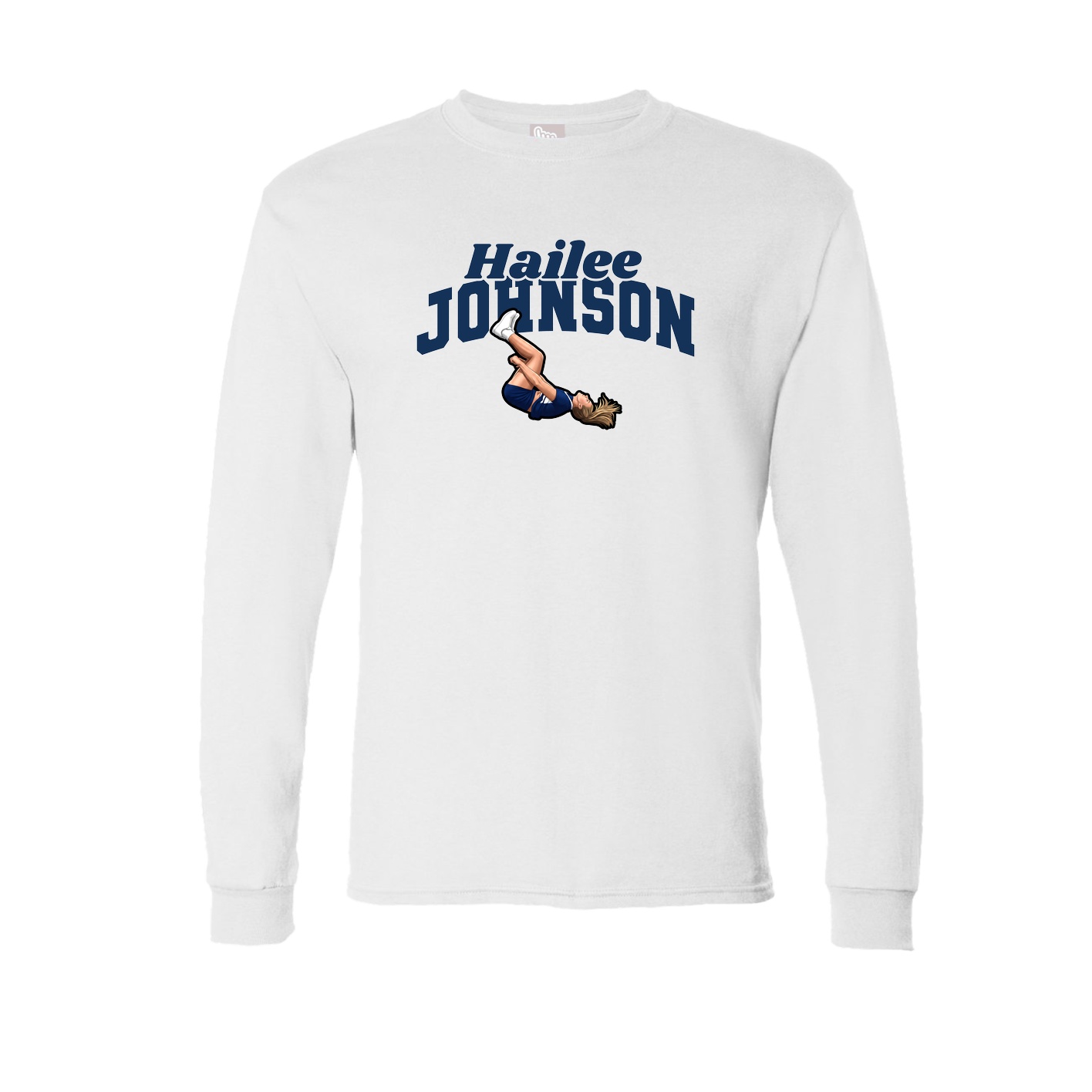 Long Sleeve Tee — Signature Arch in White