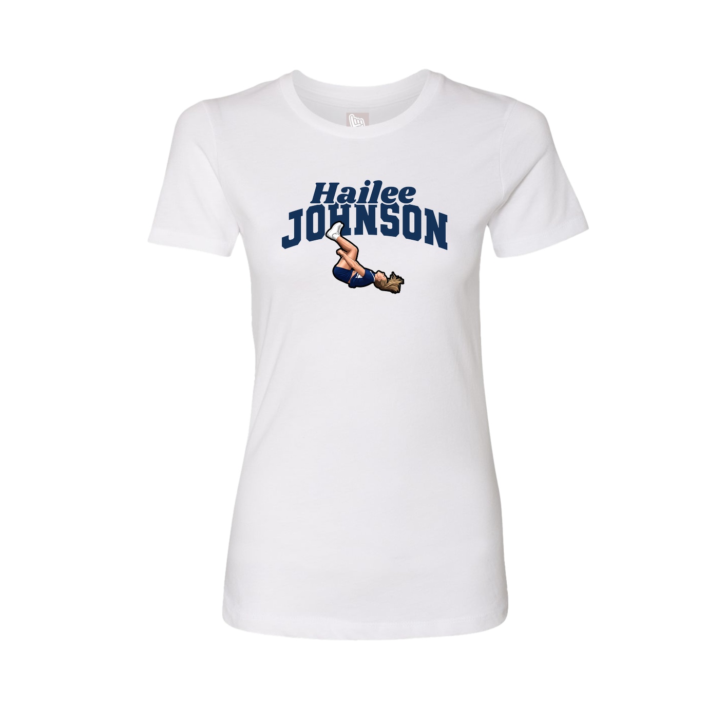 Womens Tee — Signature Arch in White