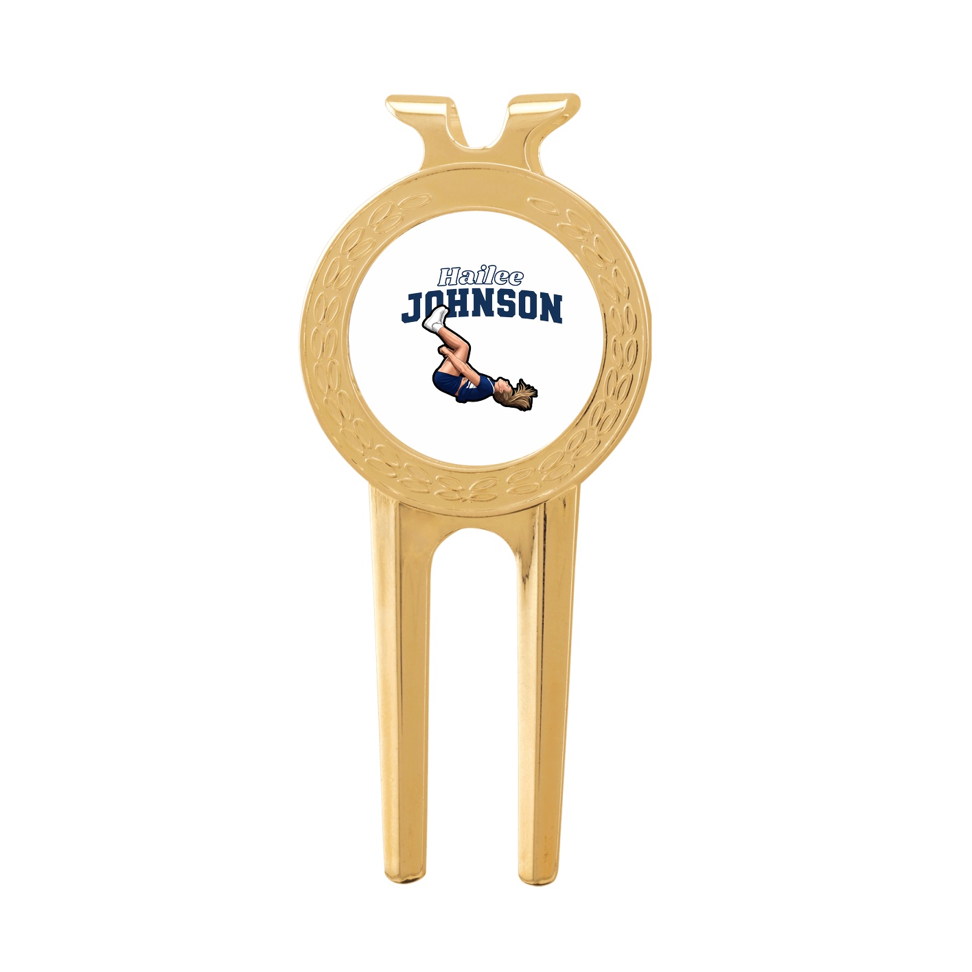 Divot Tool with Ball Marker — Name Arch in Classic
