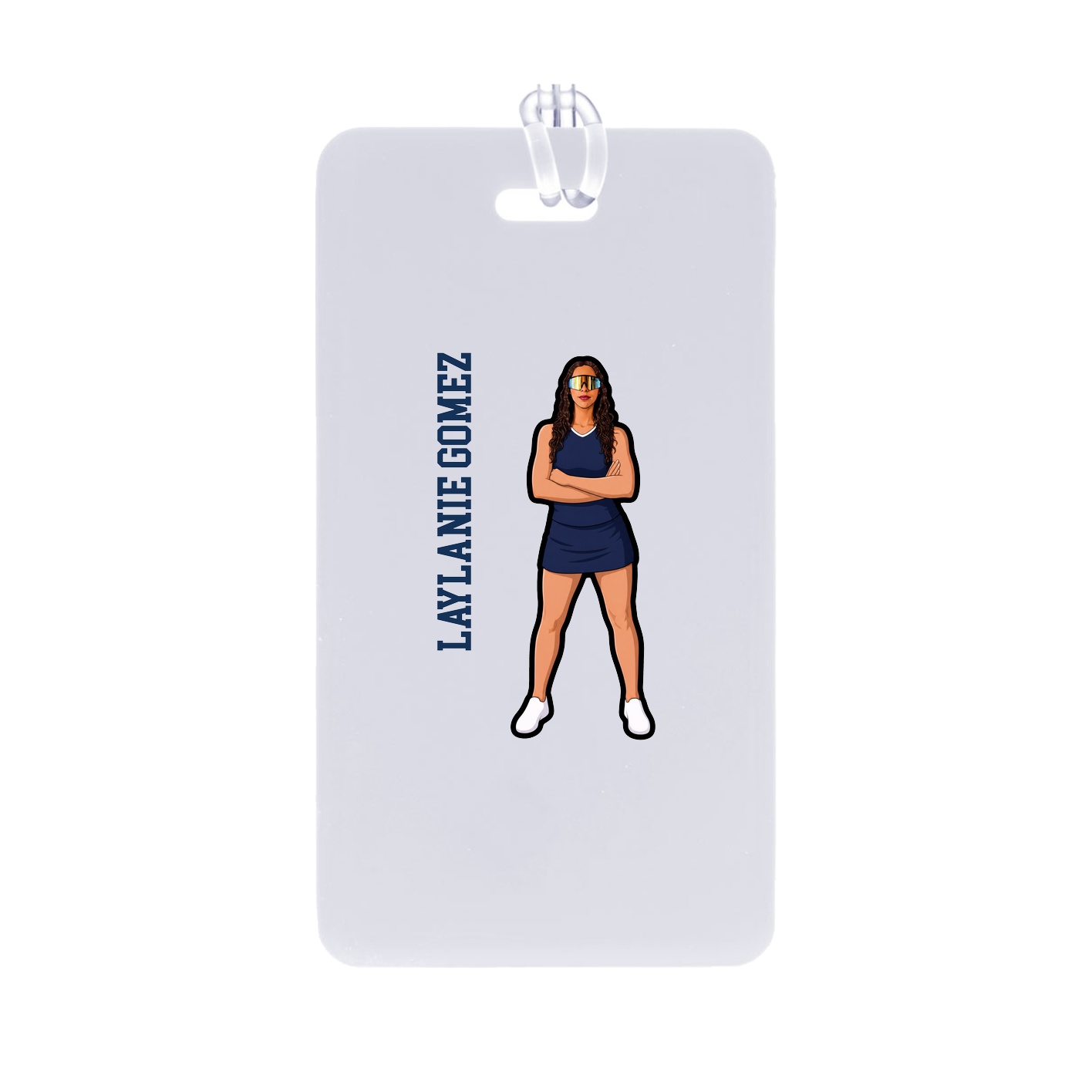 Bag Tag — Name Vertical in Classic