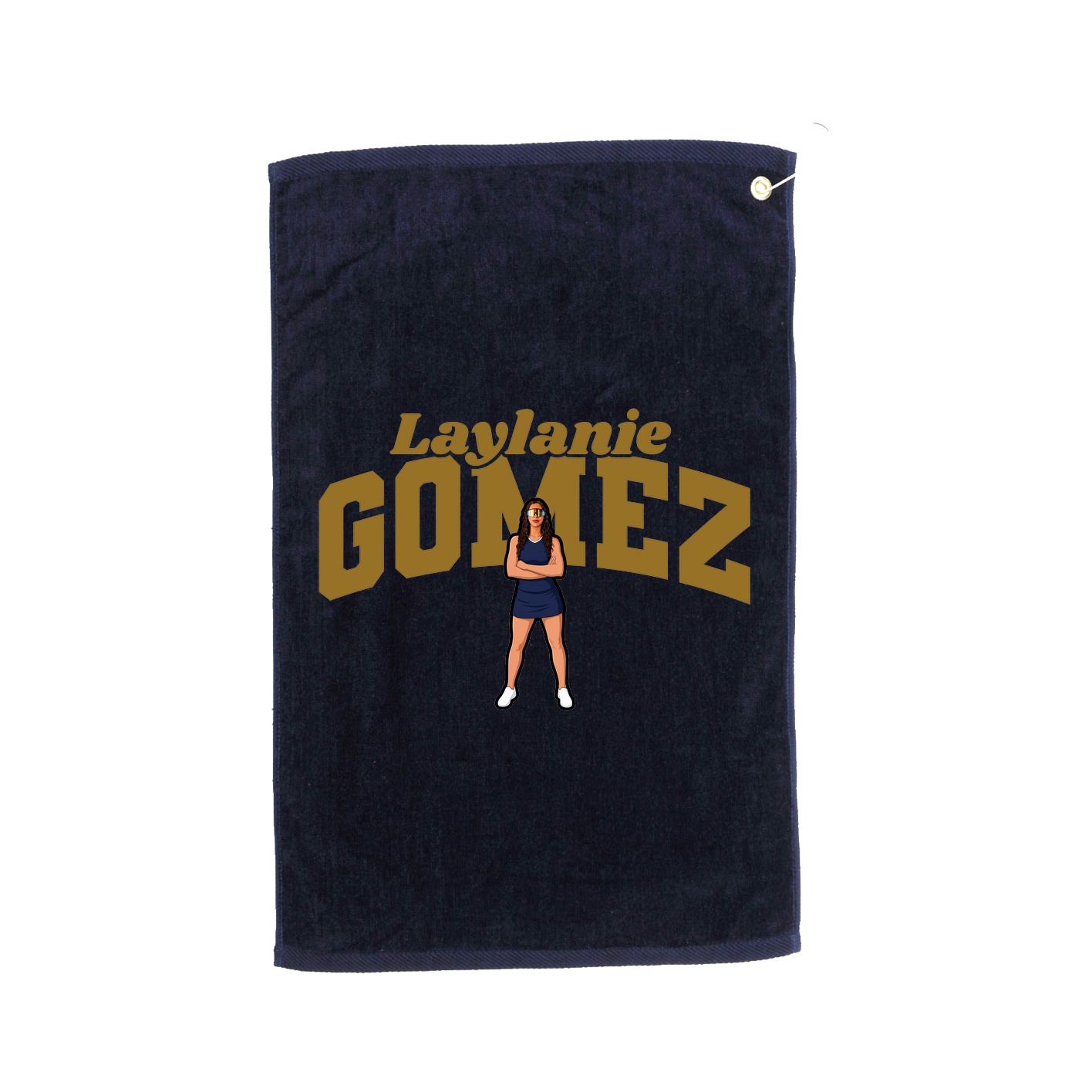 Golf Towel — Signature Arch in Navy