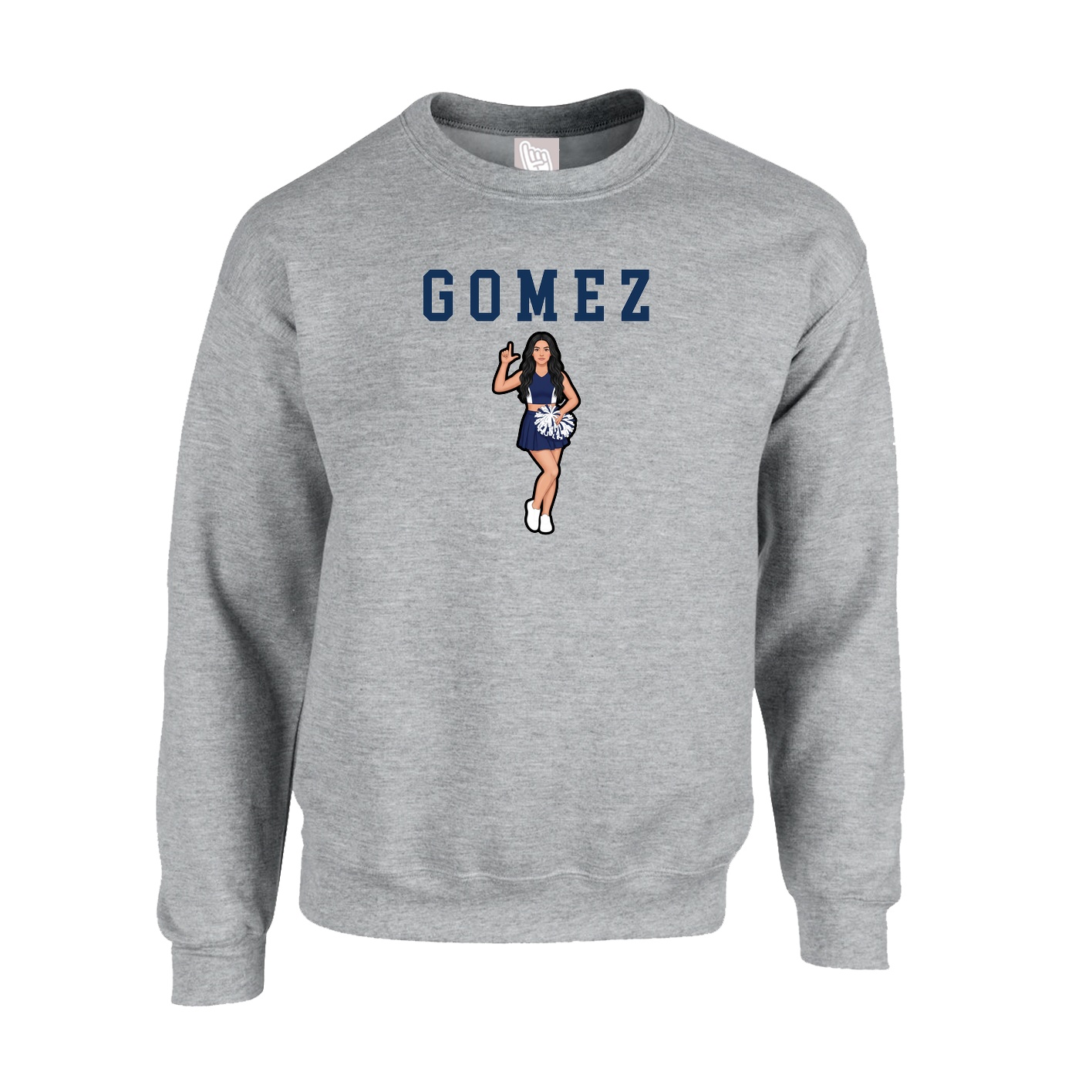 Fleece Crew — Shirsey in Grey