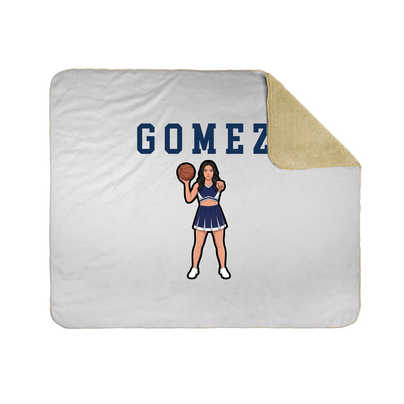 Throw Blanket — Shirsey in White
