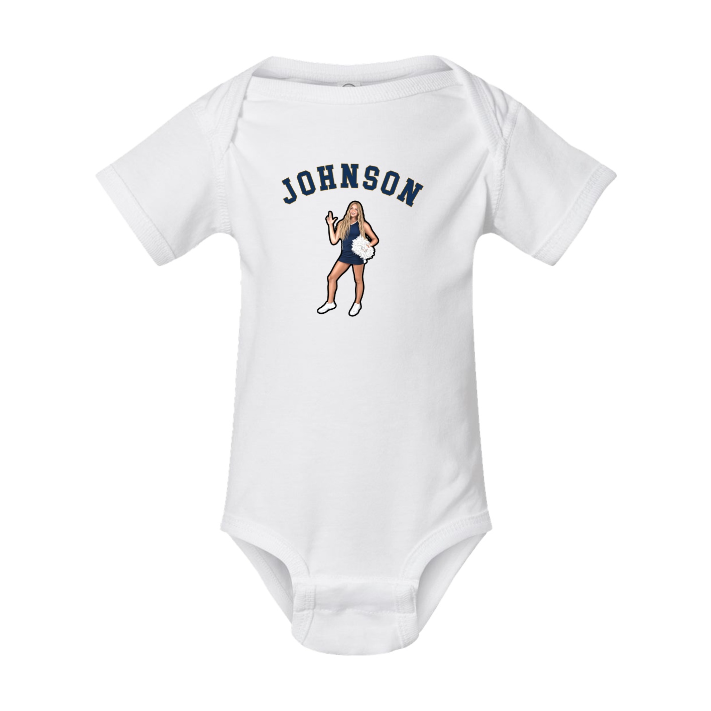 Baby Onesie — Shirsey Arch in White