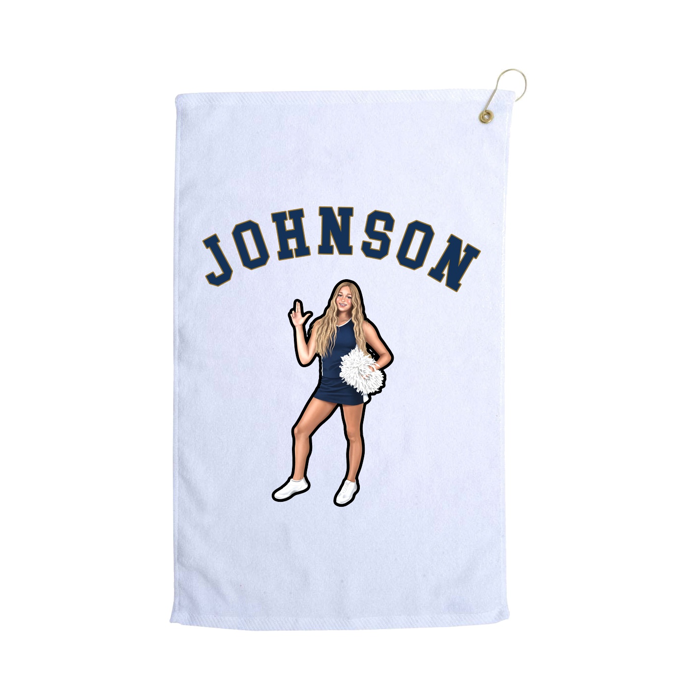 Golf Towel — Shirsey Arch in White