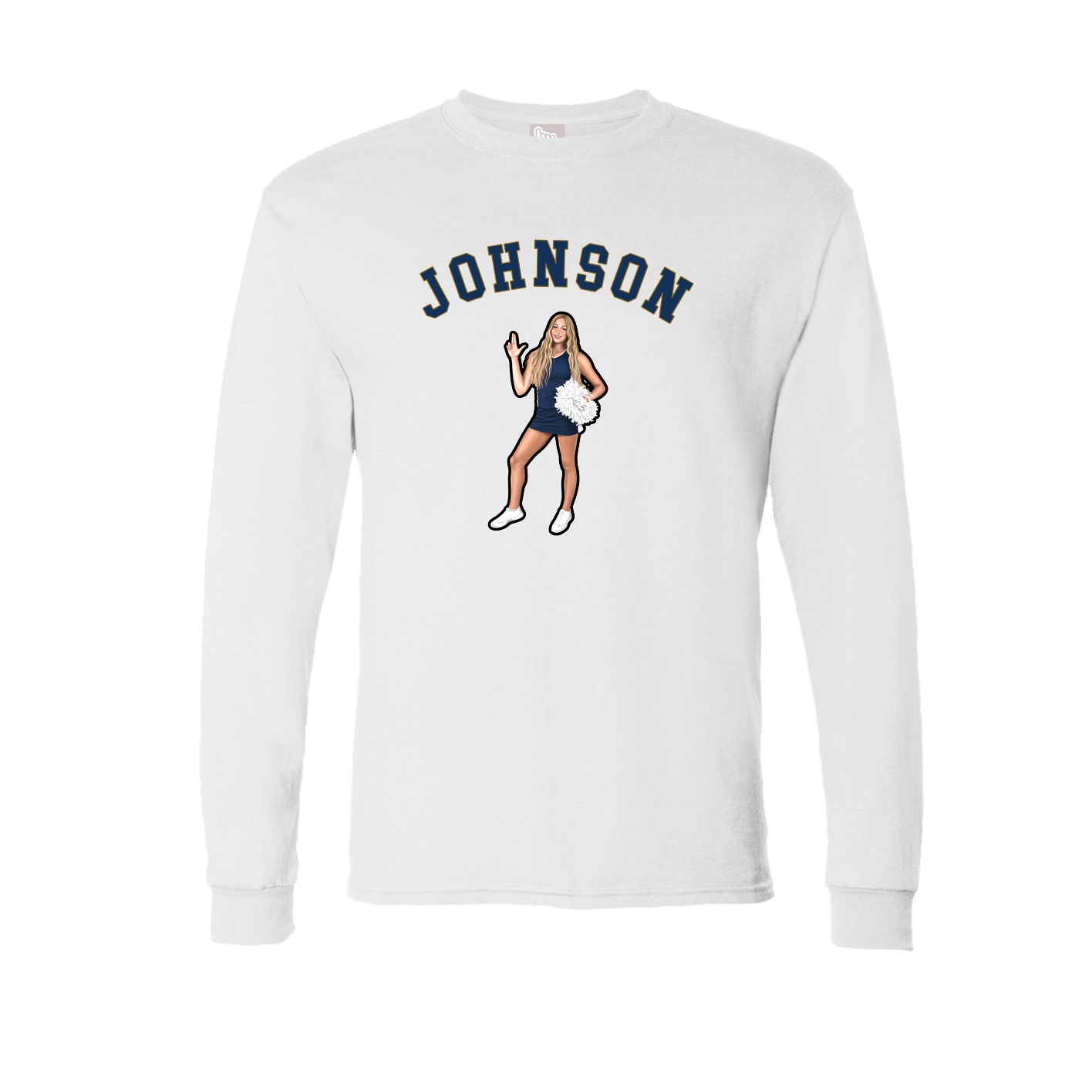 Long Sleeve Tee — Shirsey Arch in White