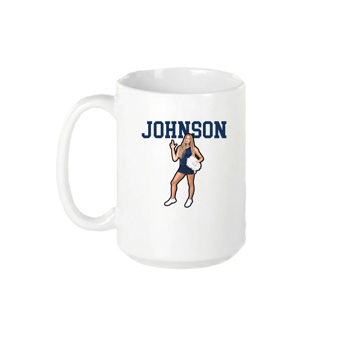 15oz Coffee Mug — Shirsey in White