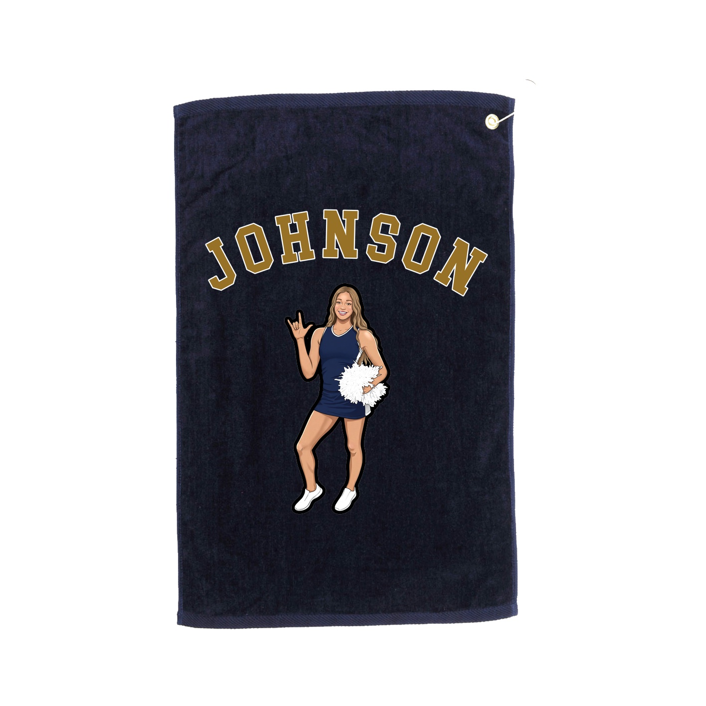 Golf Towel — Shirsey Arch in Navy