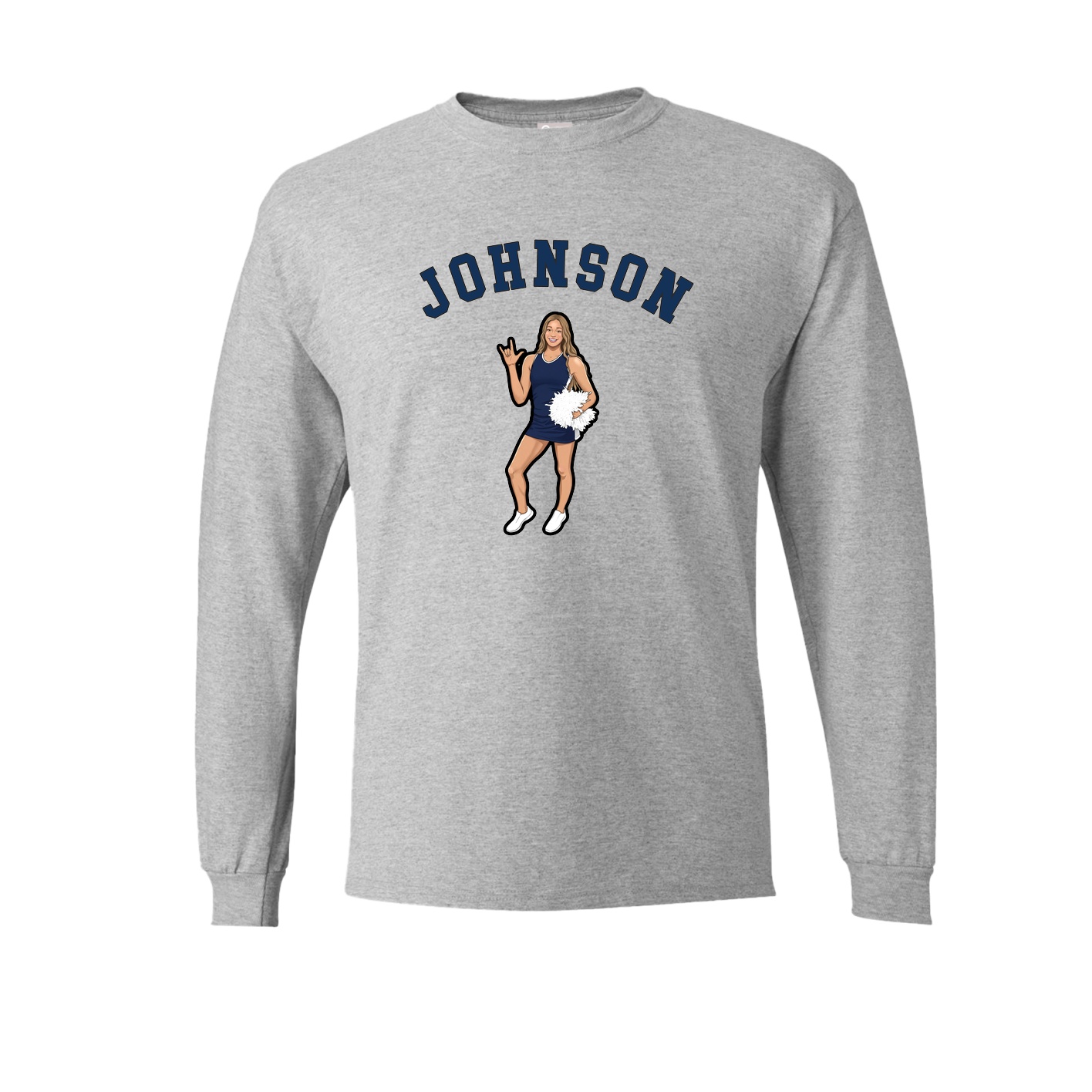 Long Sleeve Tee — Shirsey Arch in Grey