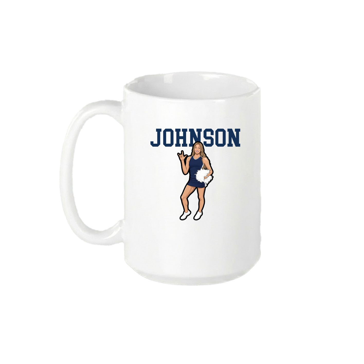 15oz Coffee Mug — Shirsey in White