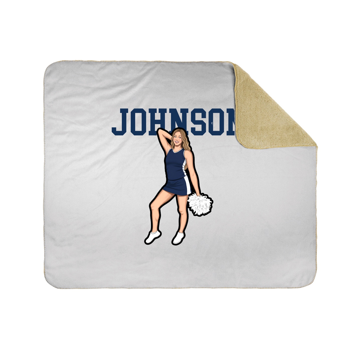 Throw Blanket — Shirsey in White