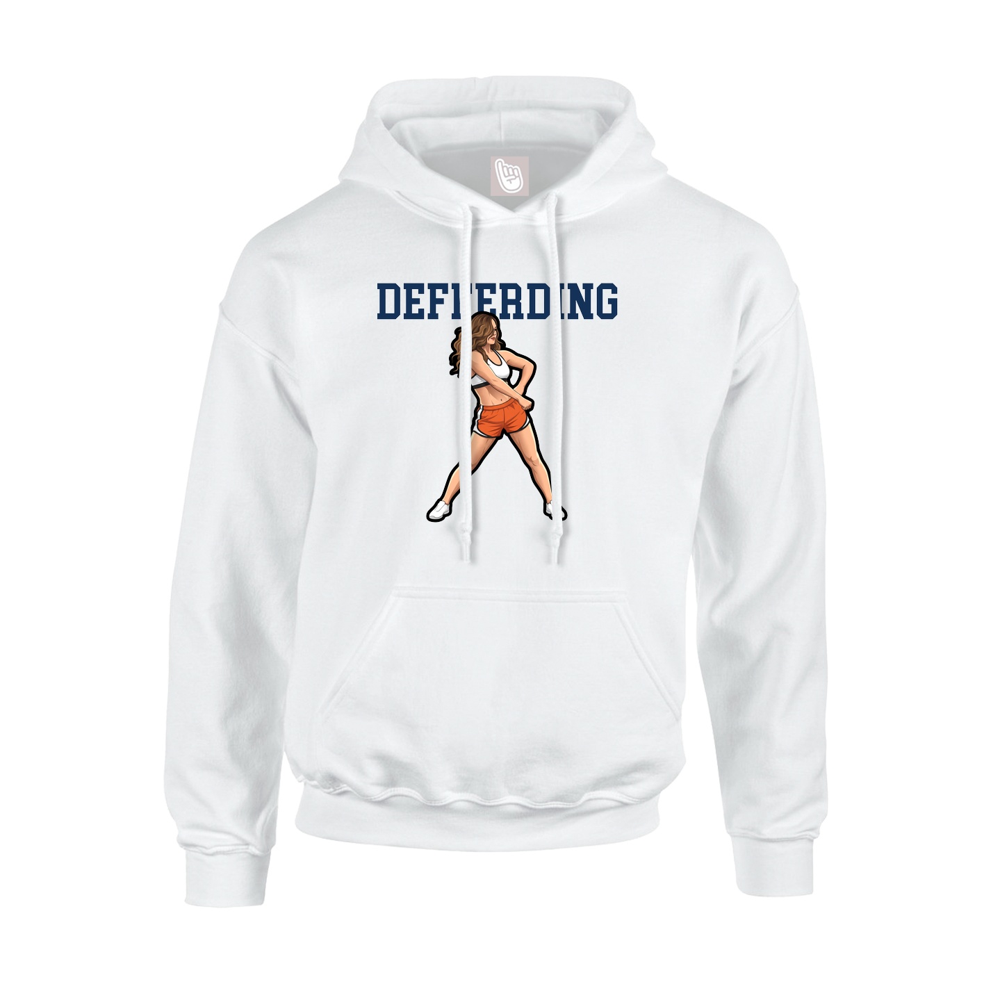 Hoodie — Shirsey in White