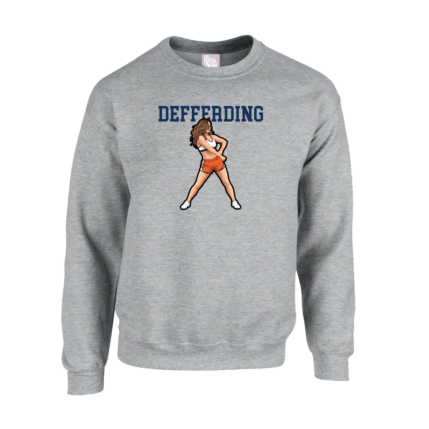 Fleece Crew — Shirsey in Grey