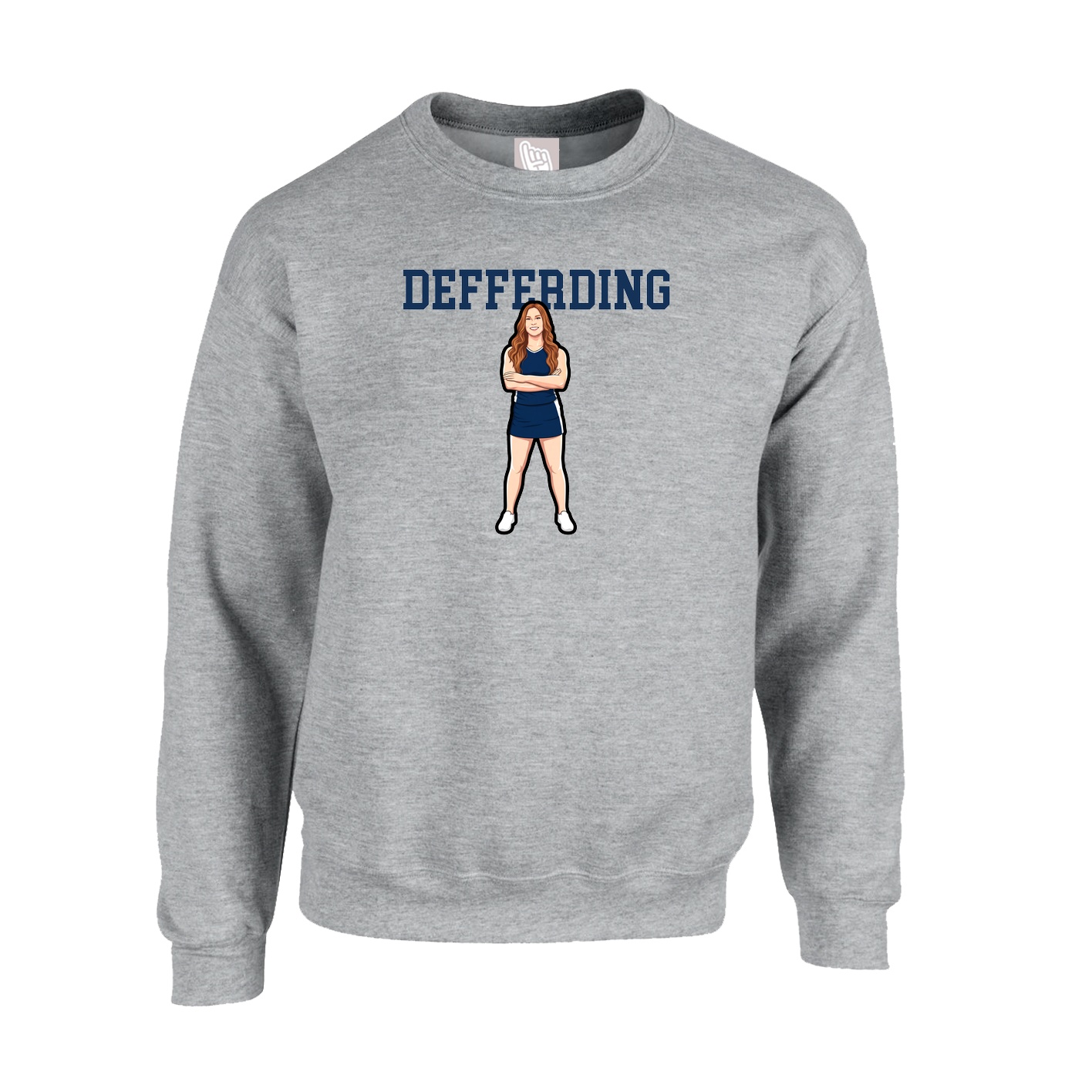 Fleece Crew — Shirsey in Grey