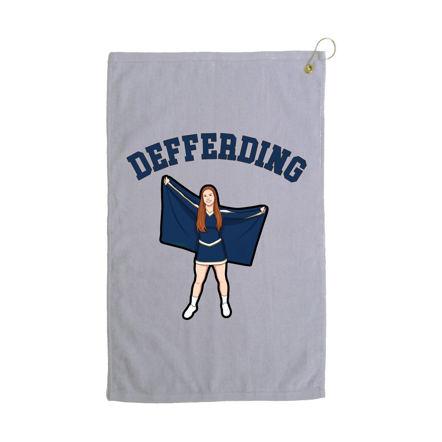 Golf Towel — Shirsey Arch in Grey