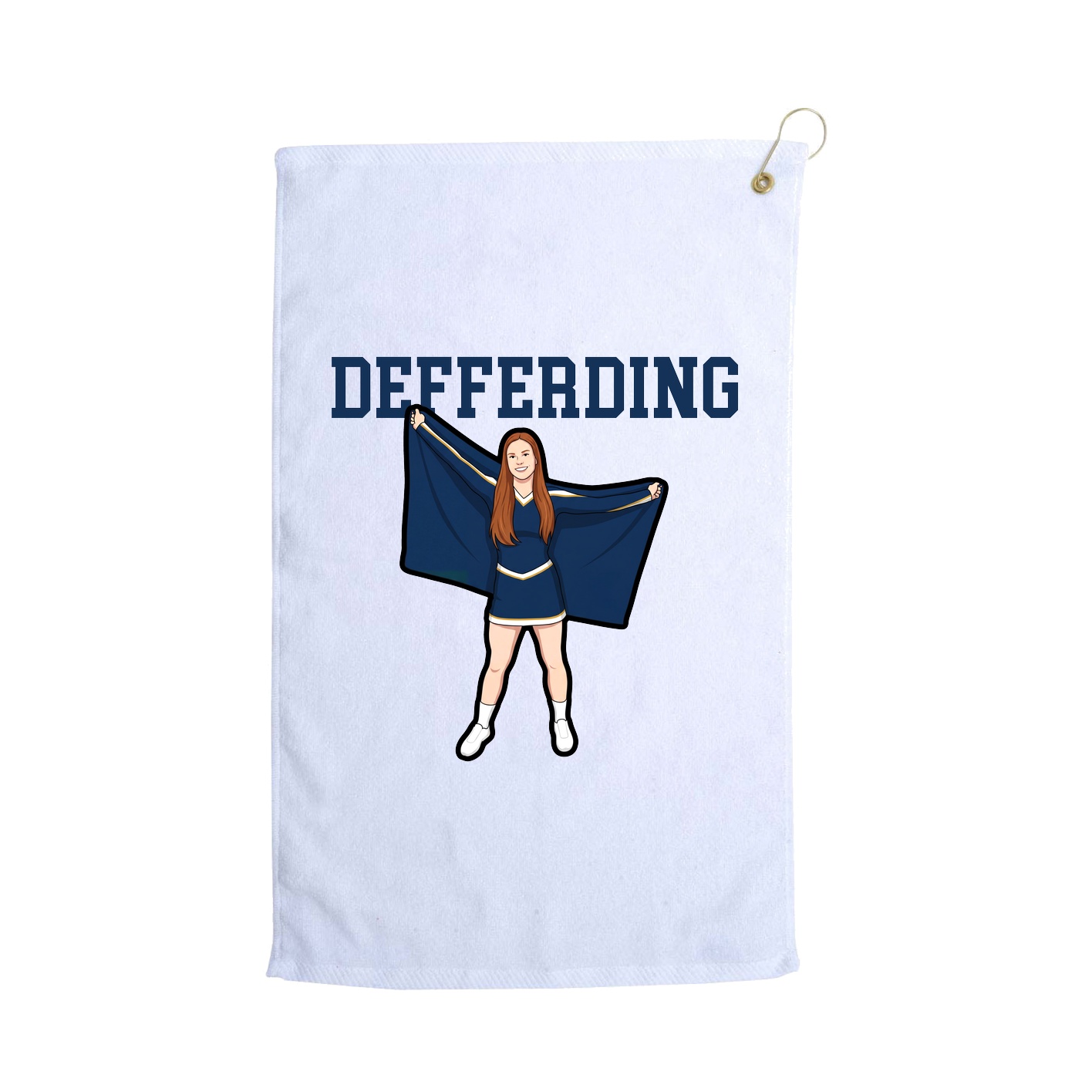 Golf Towel — Shirsey in White