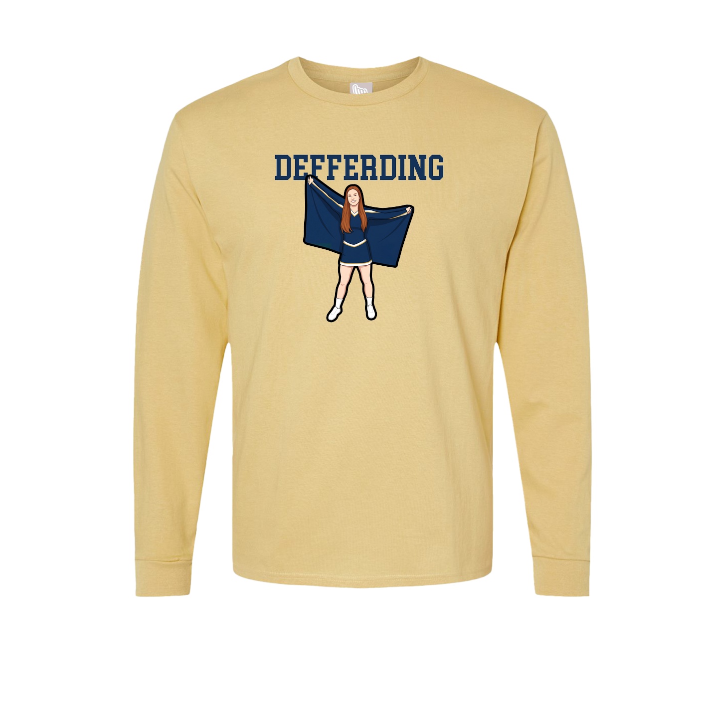 Long Sleeve Tee — Shirsey in Vegas Gold