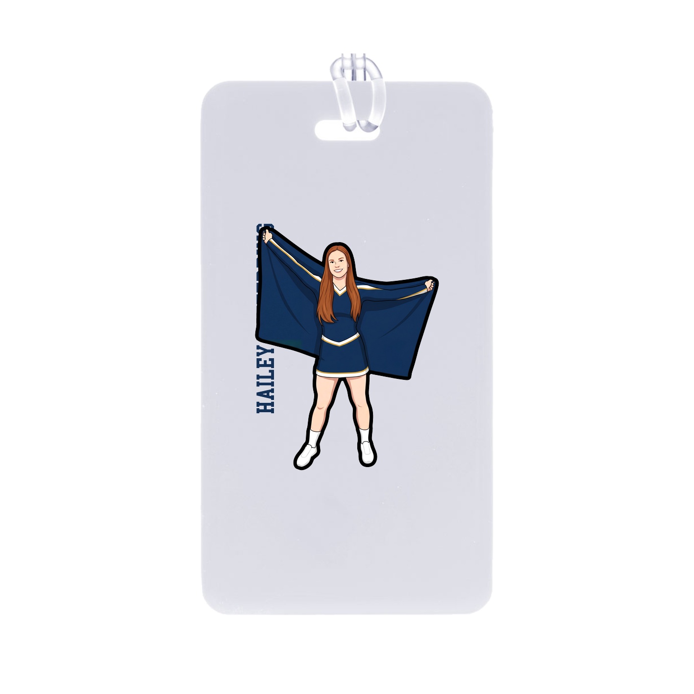 Bag Tag — Name Vertical in Classic