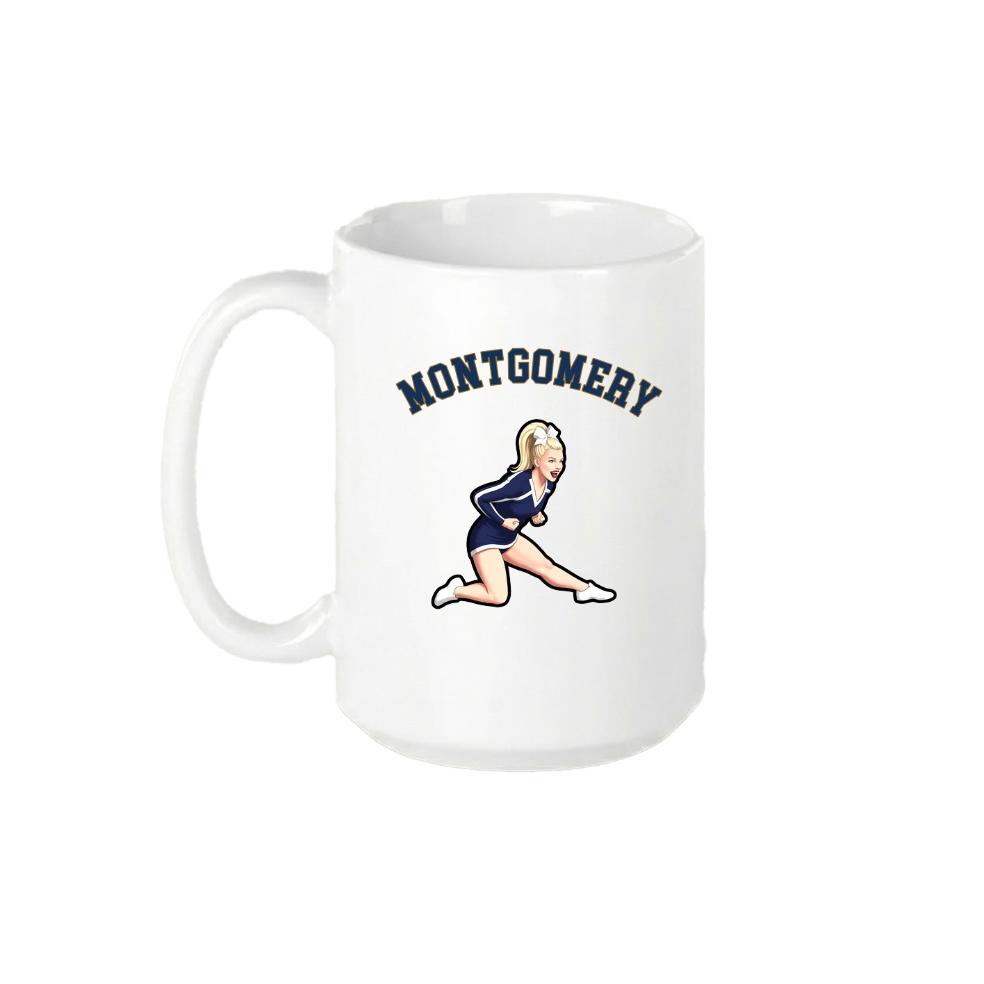 15oz Coffee Mug — Shirsey Arch in White